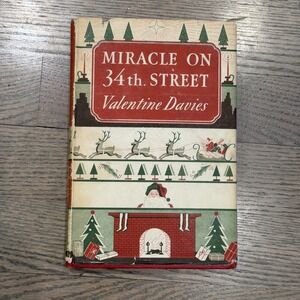 Miracle On 34th Street Book By Valentine Davies True First Edition 1947